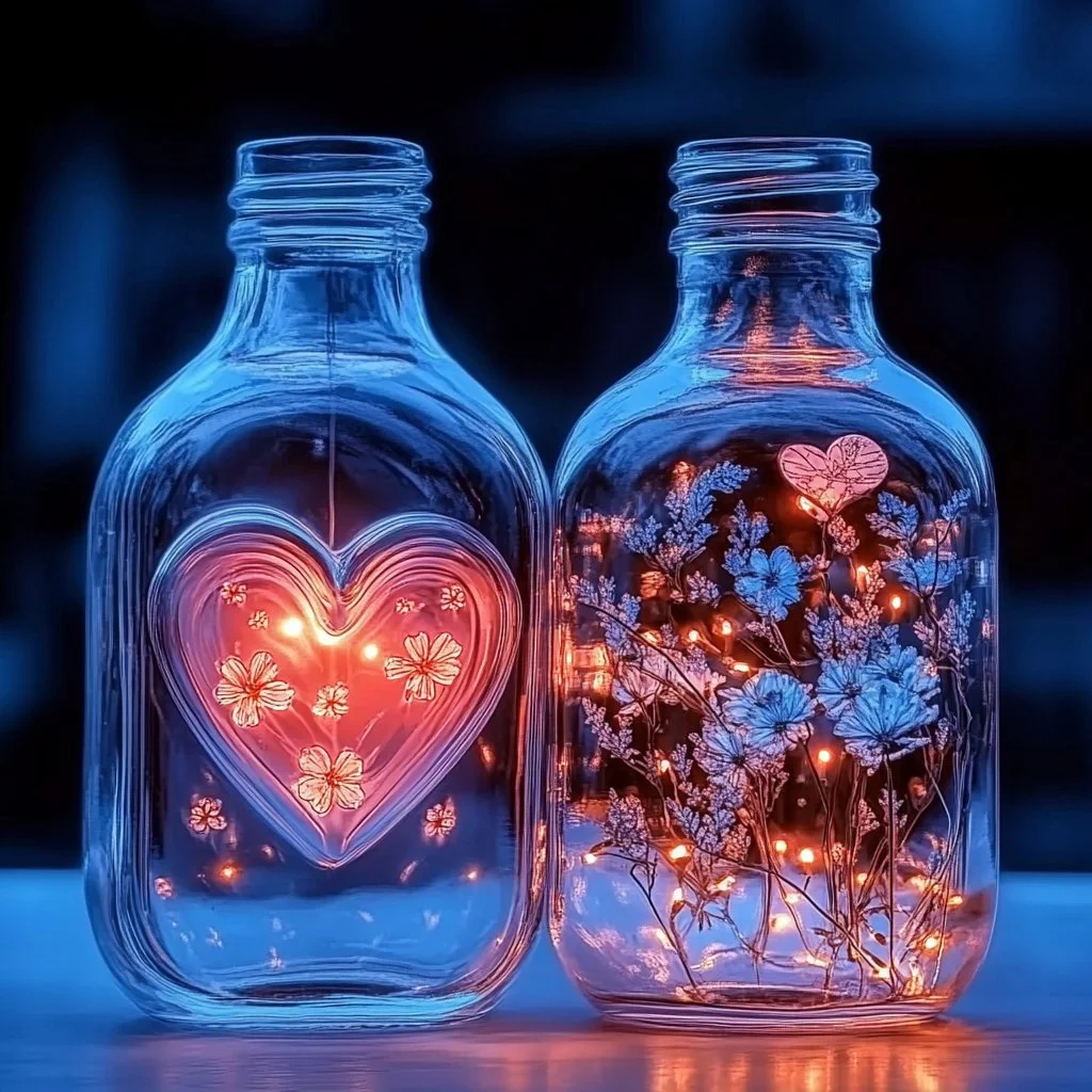 DIY calm down bottle for anxiety relief and soothing effects