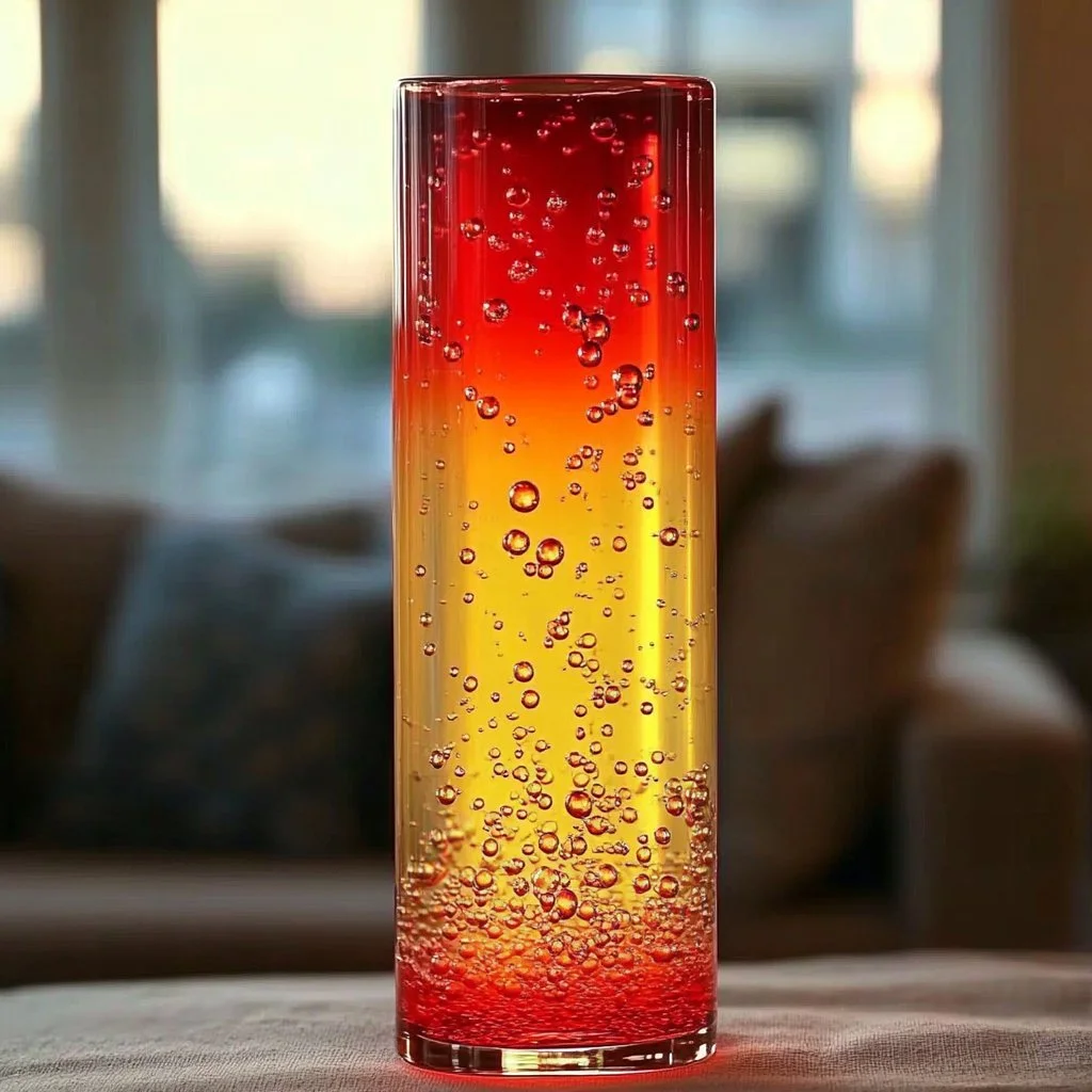 DIY lava lamp project using household ingredients and colorful liquids.