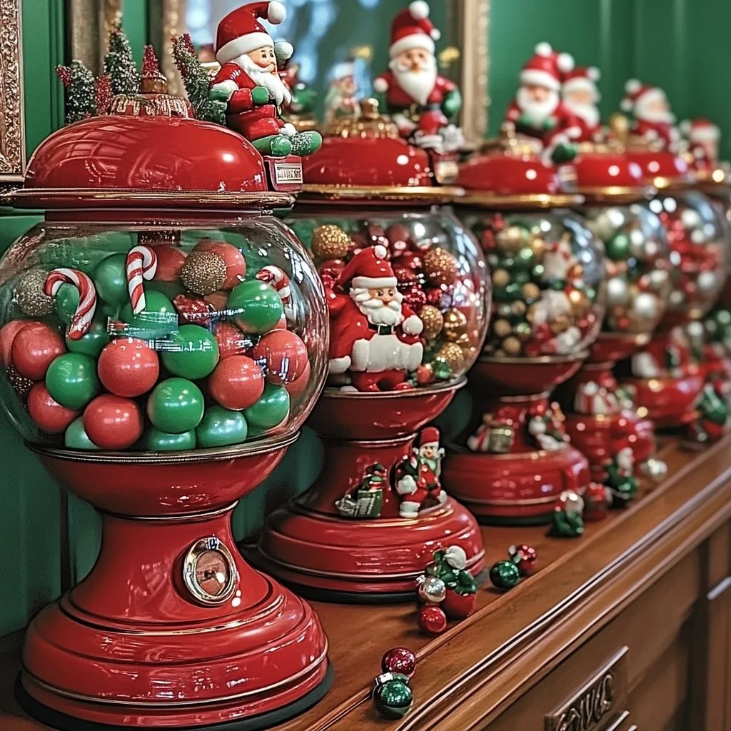 DIY mini cup candy ornaments for holiday decoration