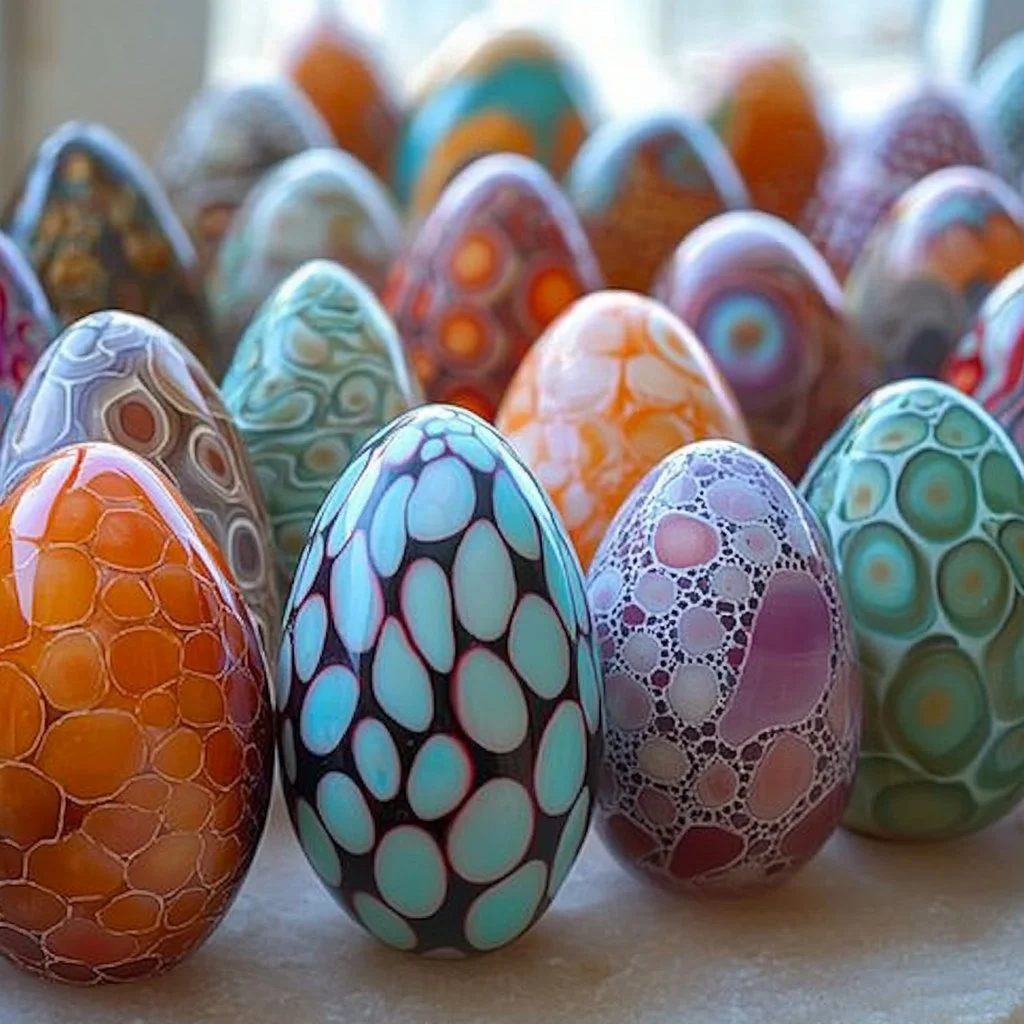 Colorful eco-friendly suncatchers catching sunlight in a bright room