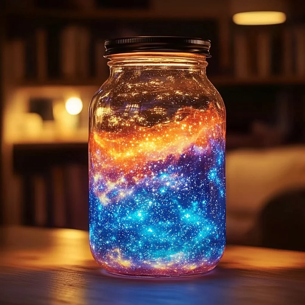 Galaxy Calm Jar showcasing serene design and calming scents