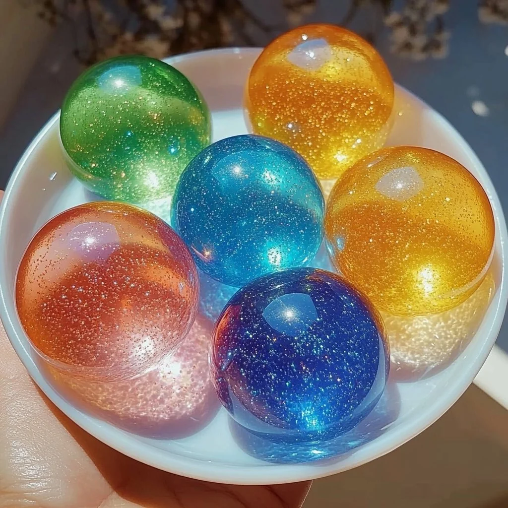 DIY super bouncy balls made at home with simple ingredients