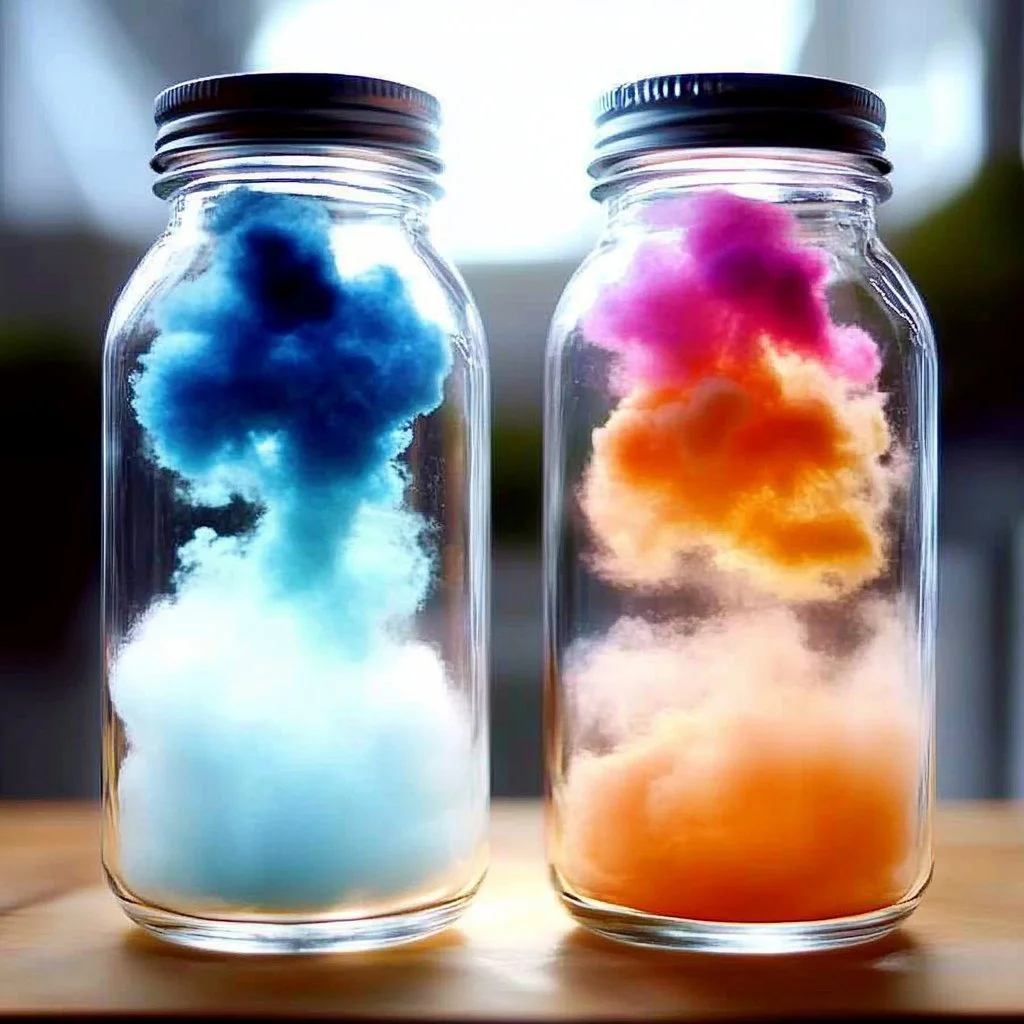 Rain Cloud in a Jar Experiment