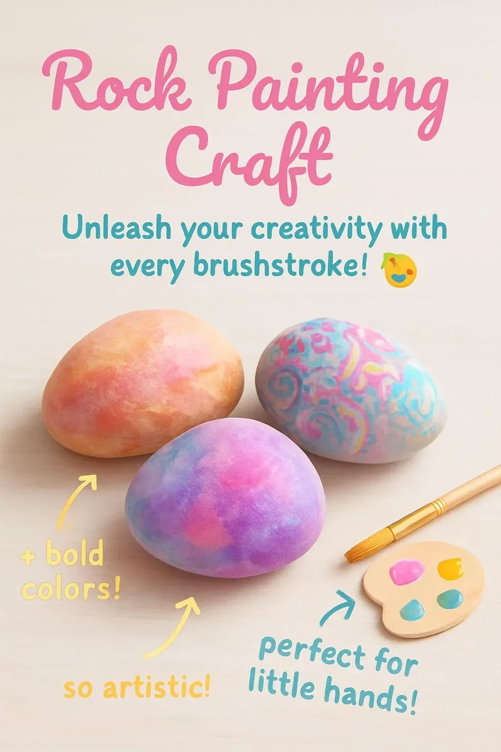 Rock Rool Craft Rock Painting Craft