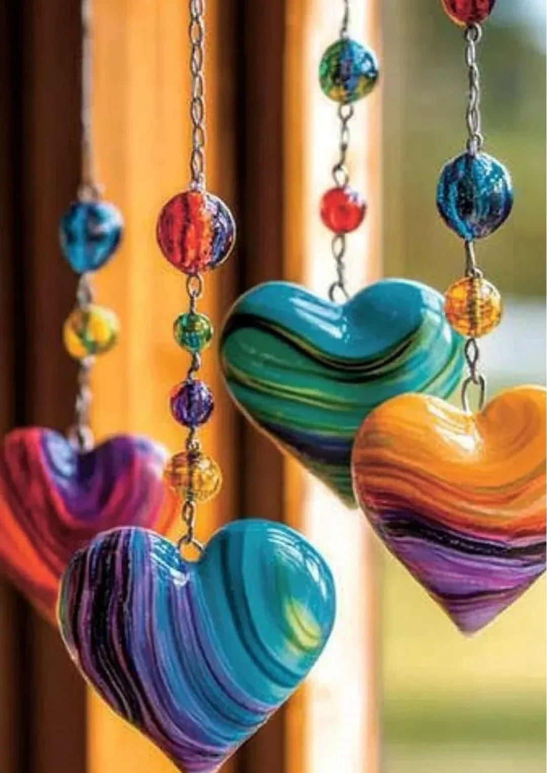 Sun-kissed heart crafts from the Craft Drawer, ideal for DIY projects.