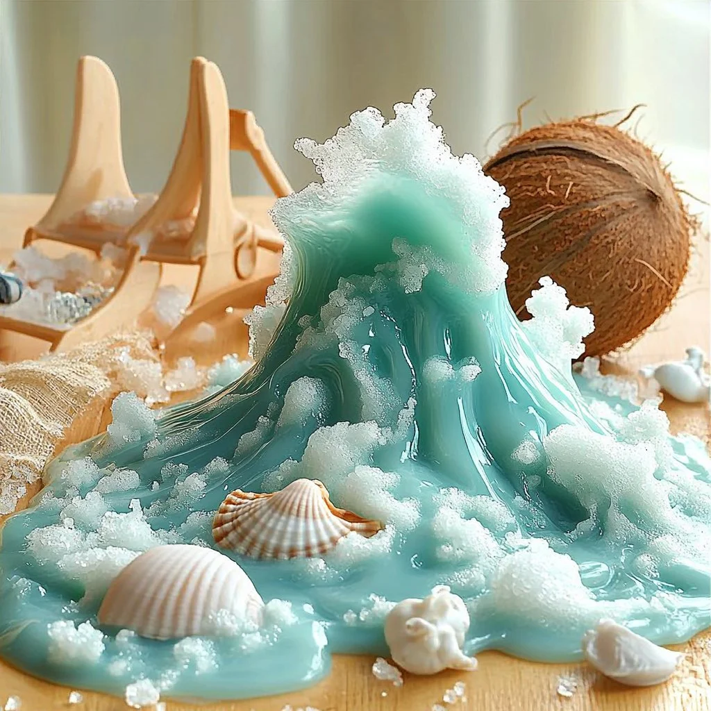 Surf Wax Sea-Salt Slime for enhanced grip while surfing