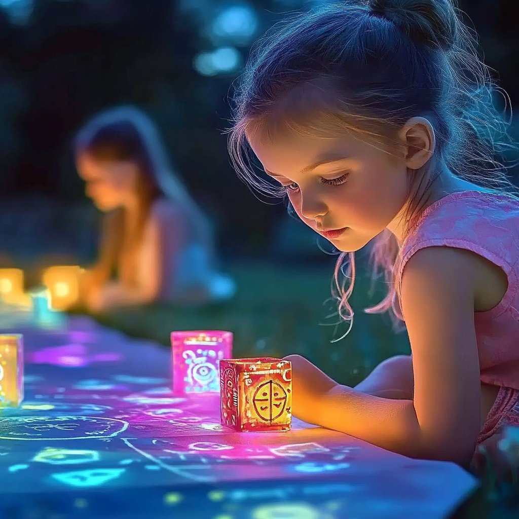 Glow-in-the-Dark Chalk 4 Glow-in-the-Dark Chalk