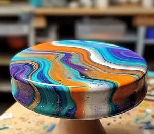DIY Dutch Pour Painting Coasters 20 DIY Dutch Pour Painting Coasters