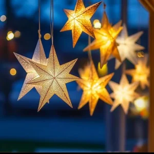 DIY Paper Star Lanterns 16 DIY Paper Star Lanterns