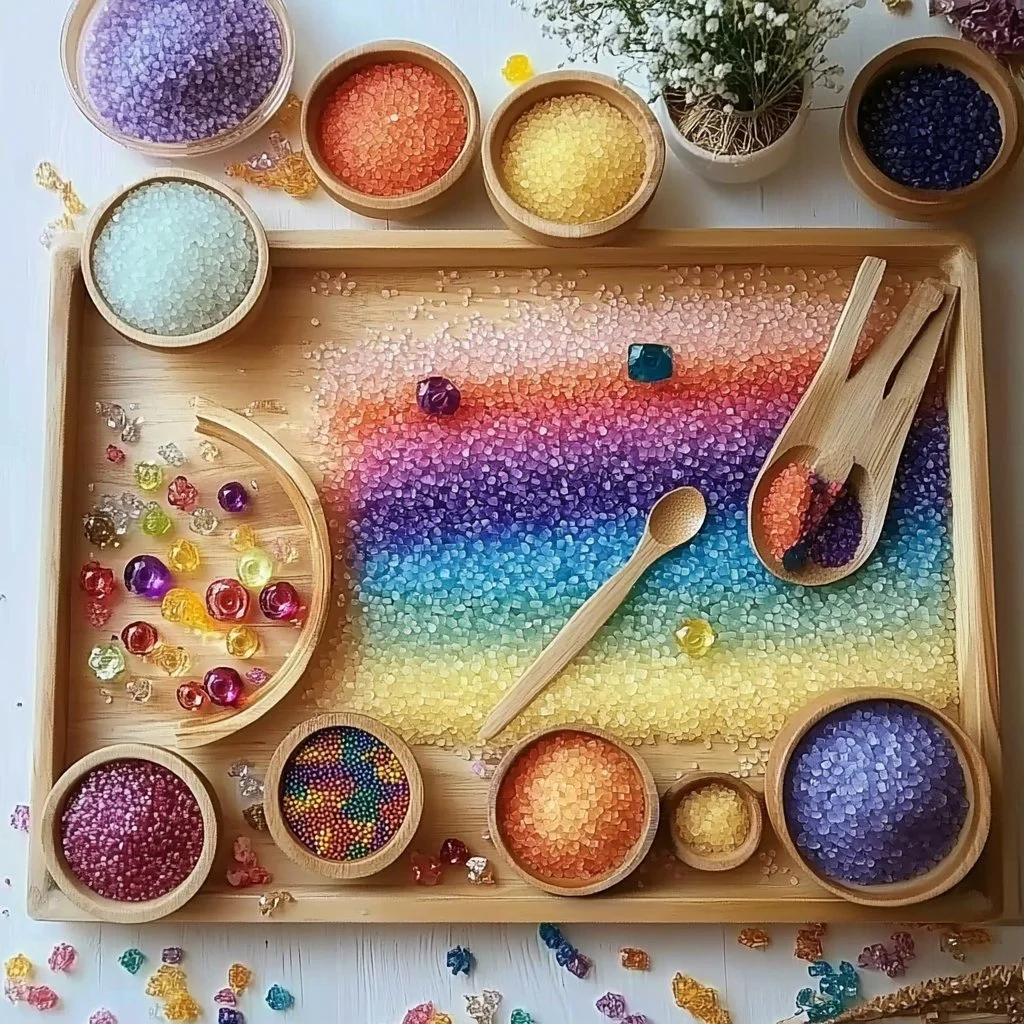 Colored Rice Crafts Dyed Rice