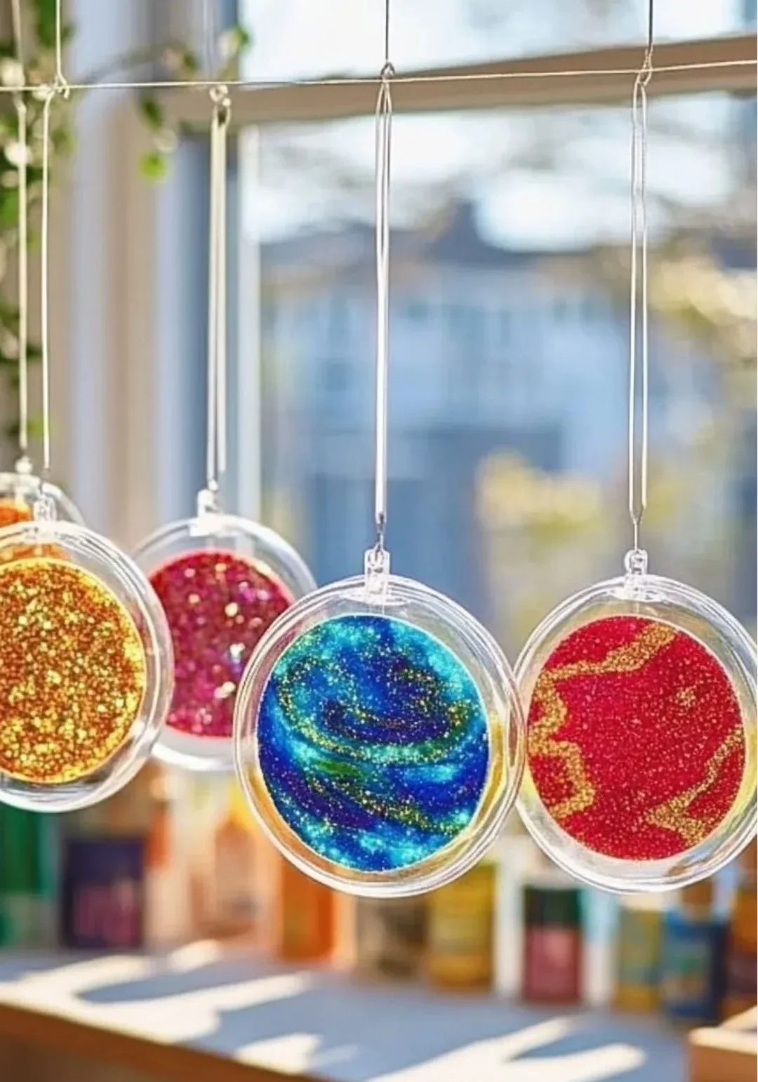 Liquid Glue Suncatcher Craft