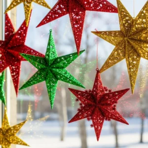 Make Your Own Sparkling Clear Glue Christmas Ornaments 12 Make Your Own Sparkling Clear Glue Christmas Ornaments