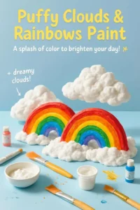 Puffy Clouds & Rainbows Paint 21 Puffy Clouds & Rainbows Paint