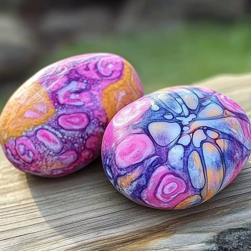 Tie-Dye Rocks