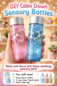 DIY Calm Down Sensory Bottle 17 DIY Calm Down Sensory Bottle
