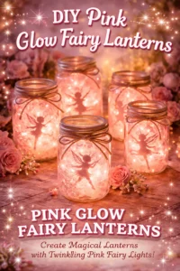 DIY Pink Glow Fairy Lanterns 20 DIY Pink Glow Fairy Lanterns