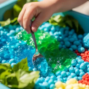 Edible Ocean Sensory Bin Treasure Hunt 17 Edible Ocean Sensory Bin Treasure Hunt