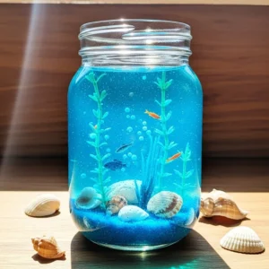Mason Jar Aquarium 22 Mason Jar Aquarium