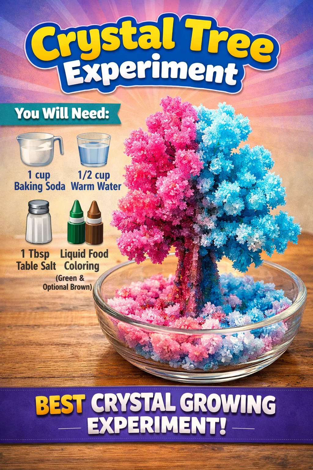 Crystal Tree Experiment