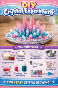 DIY Crystal Experiment 17 DIY Crystal Experiment