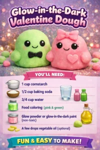 Glow-in-the-Dark Valentine Dough 17 Glow-in-the-Dark Valentine Dough