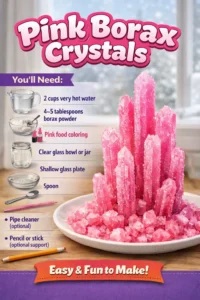 Pink Borax Crystals 19 Pink Borax Crystals