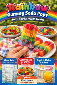 Rainbow Gummy Soda Pops 22 Rainbow Gummy Soda Pops