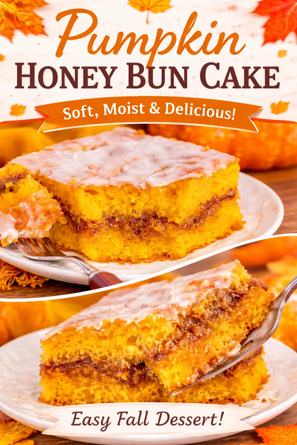 Sweet and Simple Pumpkin Honey Bun Cake to Bake Today 10 Pumpkin Honey Bun Cake