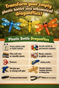 Transform your empty plastic bottles into whimsical dragonflies! 19 Transform your empty plastic bottles into whimsical dragonflies!