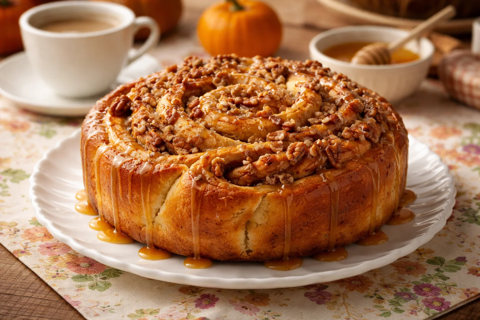 Delicious Pumpkin Honey Bun Cake to Brighten Your Day 7 Pumpkin Honey Bun Cake