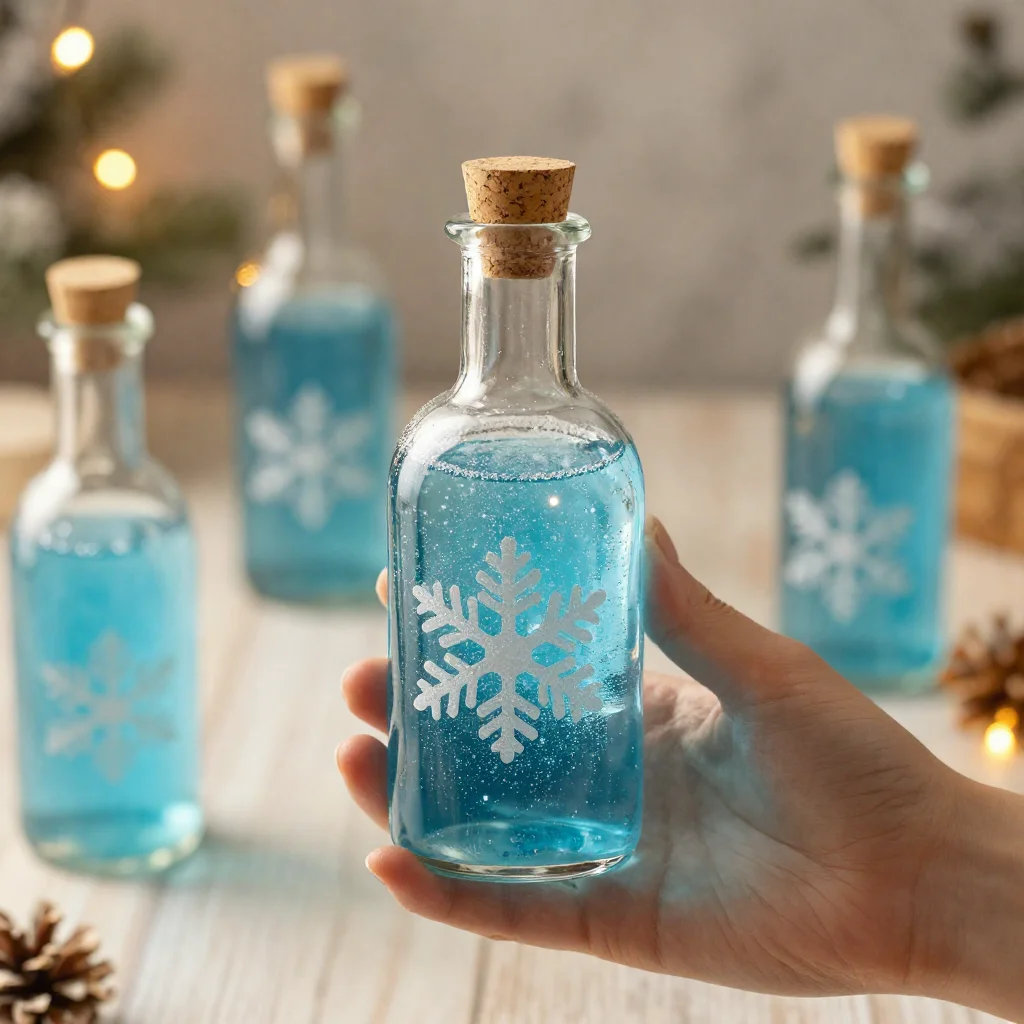 Baking Soda Winter Sensory Bottle 6 Baking Soda Winter Sensory Bottle
