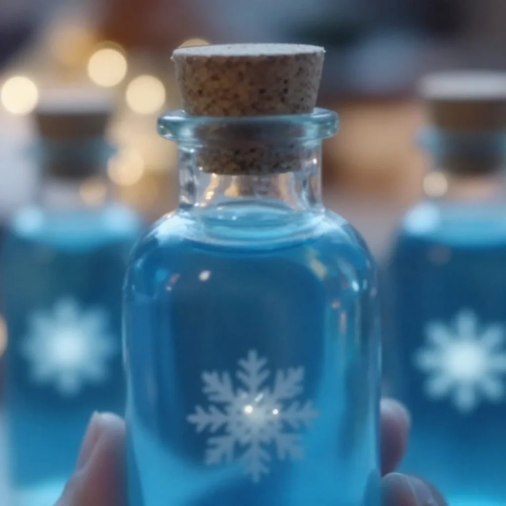 Baking Soda Winter Sensory Bottle 7 Baking Soda Winter Sensory Bottle