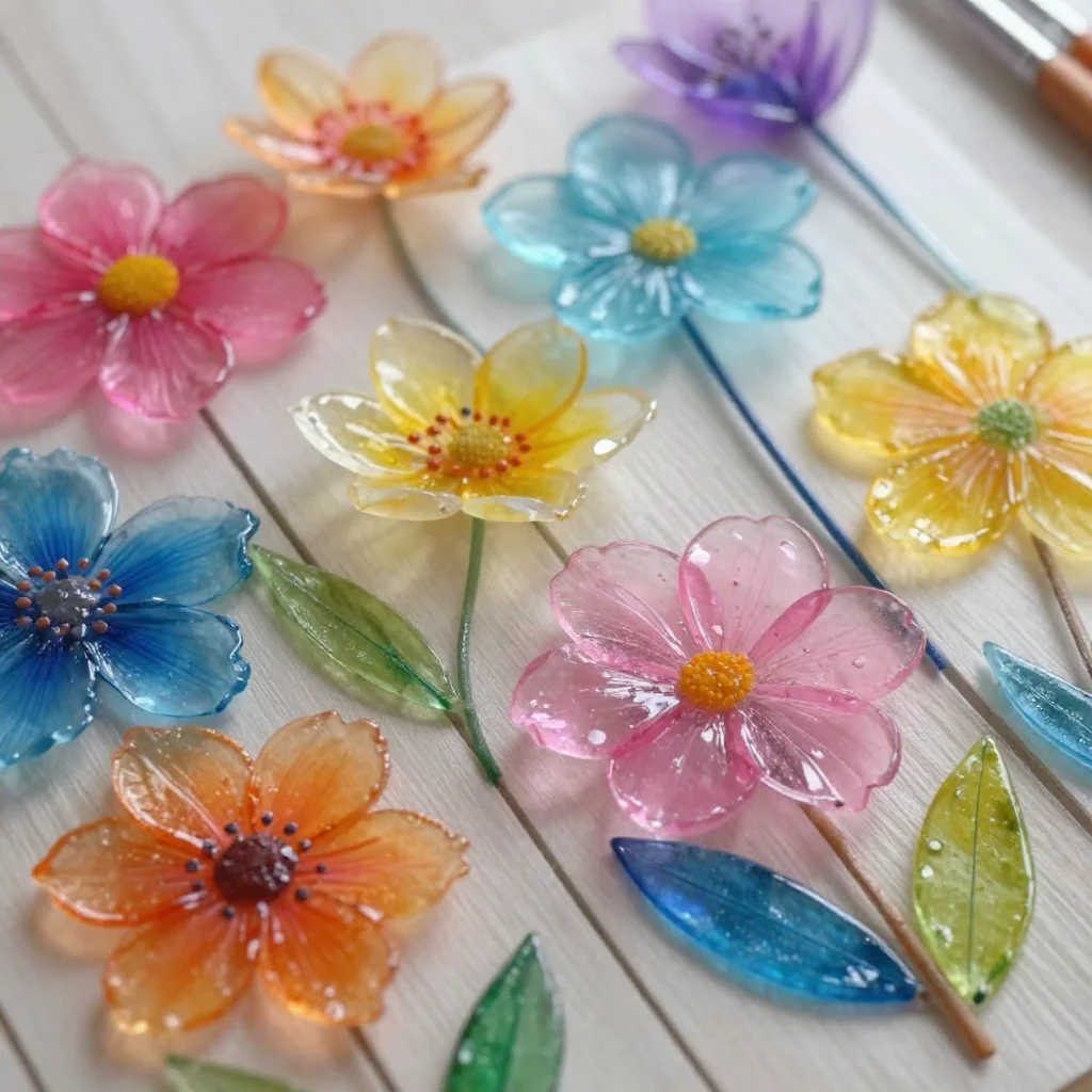 Clear Glue Flower Suncatcher Craft | Easy DIY Kids Project & Colorful Home Decor 5 Clear Glue Flower Suncatcher Craft | Easy DIY Kids Project & Colorful Home Decor