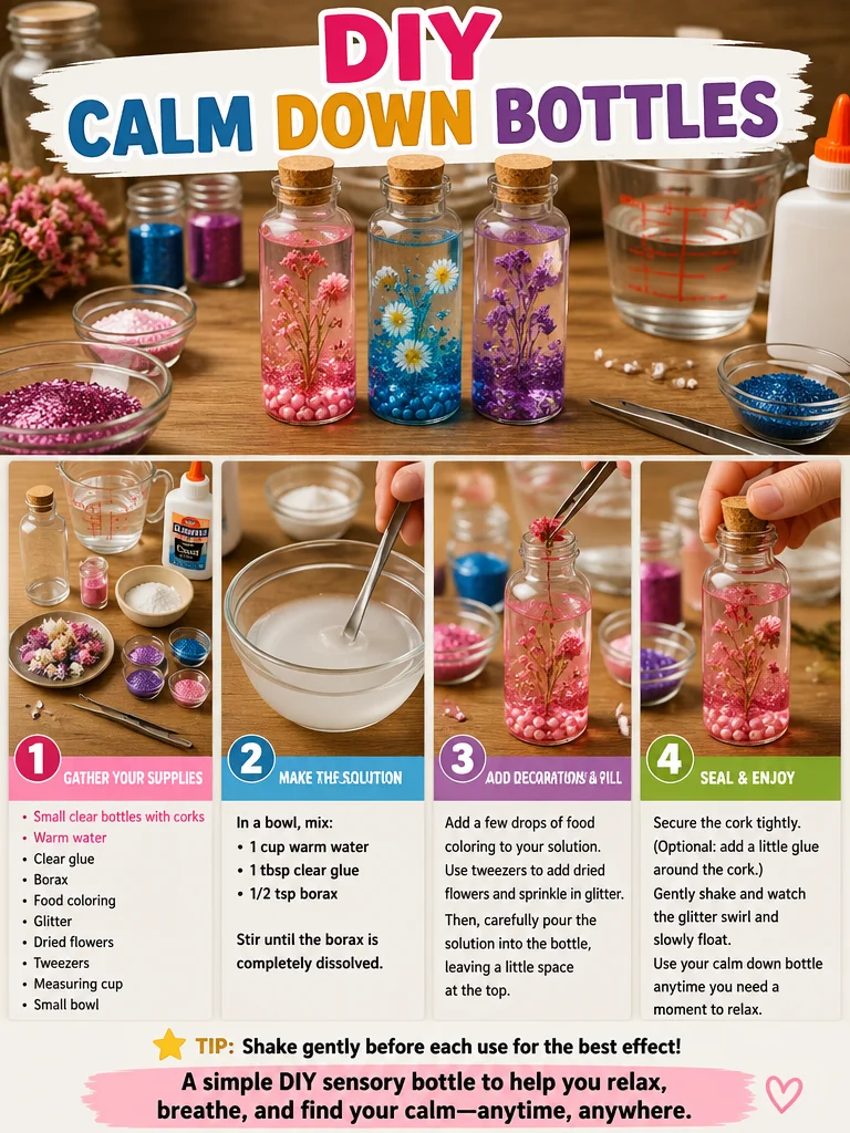 DIY Calm Down Bottles 6 DIY Calm Down Bottles