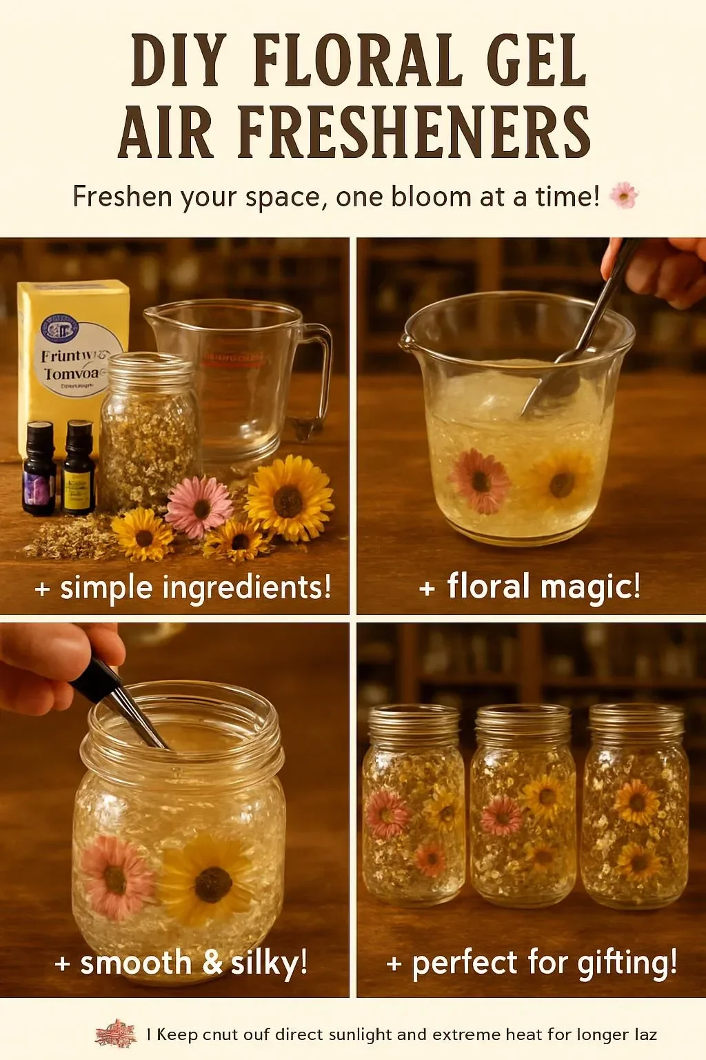 DIY Floral Gel Air Fresheners 6 DIY Floral Gel Air Fresheners