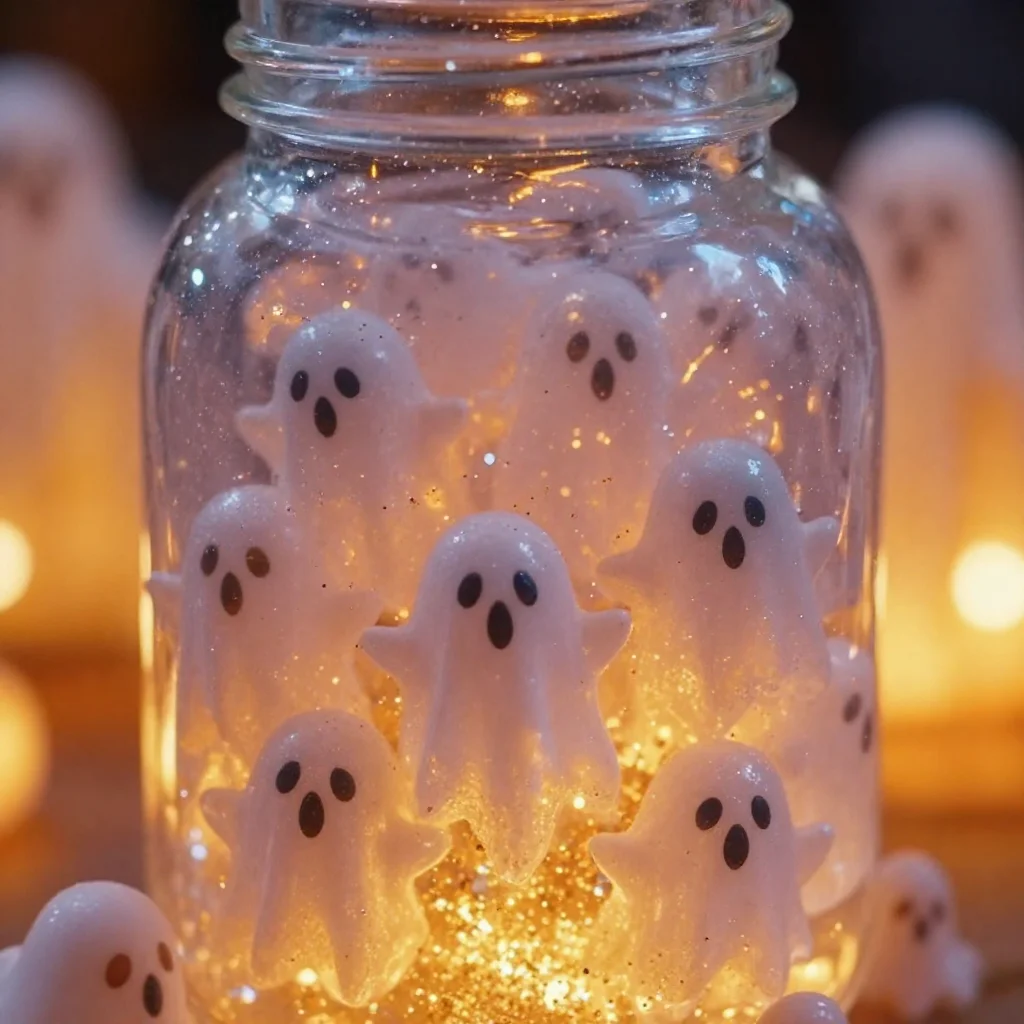 Floating Ghost Sensory Jar For Kids 7 Floating Ghost Sensory Jar For Kids