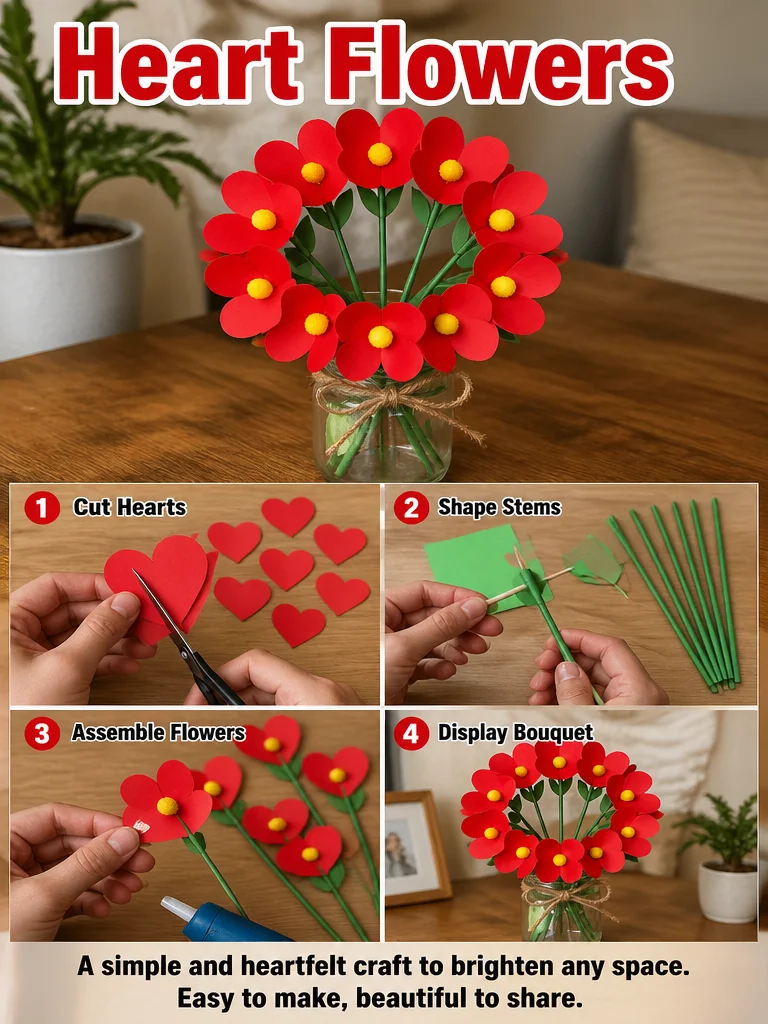 Heart Flowers 6 Heart Flowers