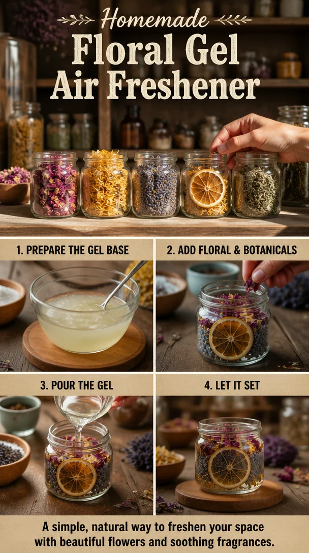 Homemade Floral Gel Air Freshener 5 Homemade Floral Gel Air Freshener