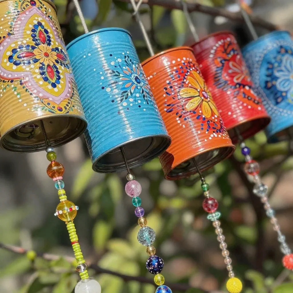 How to Make Awesome Tin Can Wind Chimes | KidMinds 5 How to Make Awesome Tin Can Wind Chimes | KidMinds