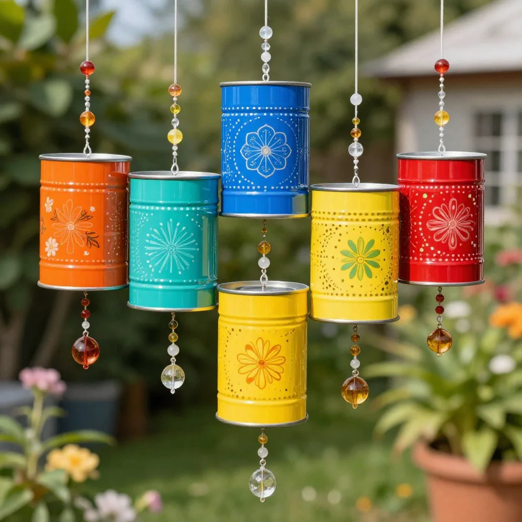 How to Make Awesome Tin Can Wind Chimes | KidMinds 6 How to Make Awesome Tin Can Wind Chimes | KidMinds