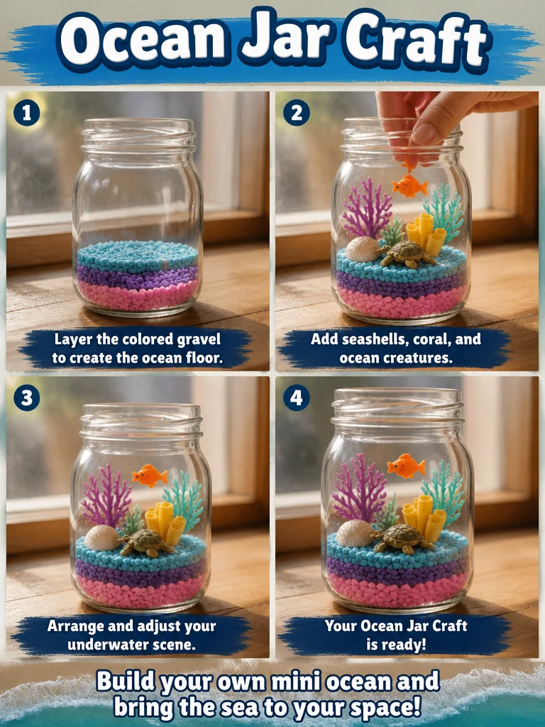 Ocean Jar Craft 6 Ocean Jar Craft