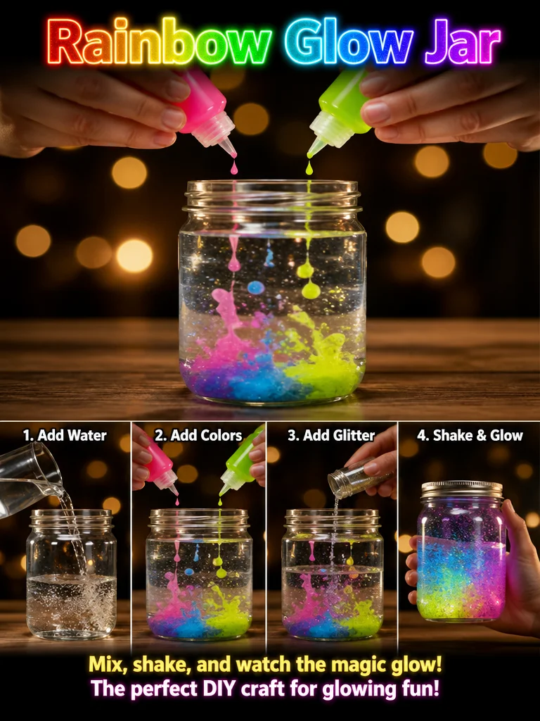 Rainbow Glow Jar 4 Rainbow Glow Jar