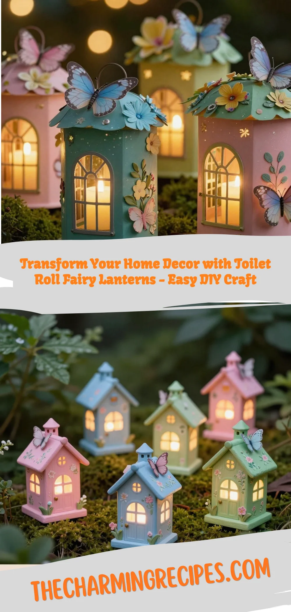 Toilet Roll Fairy Lanterns 8 Toilet Roll Fairy Lanterns