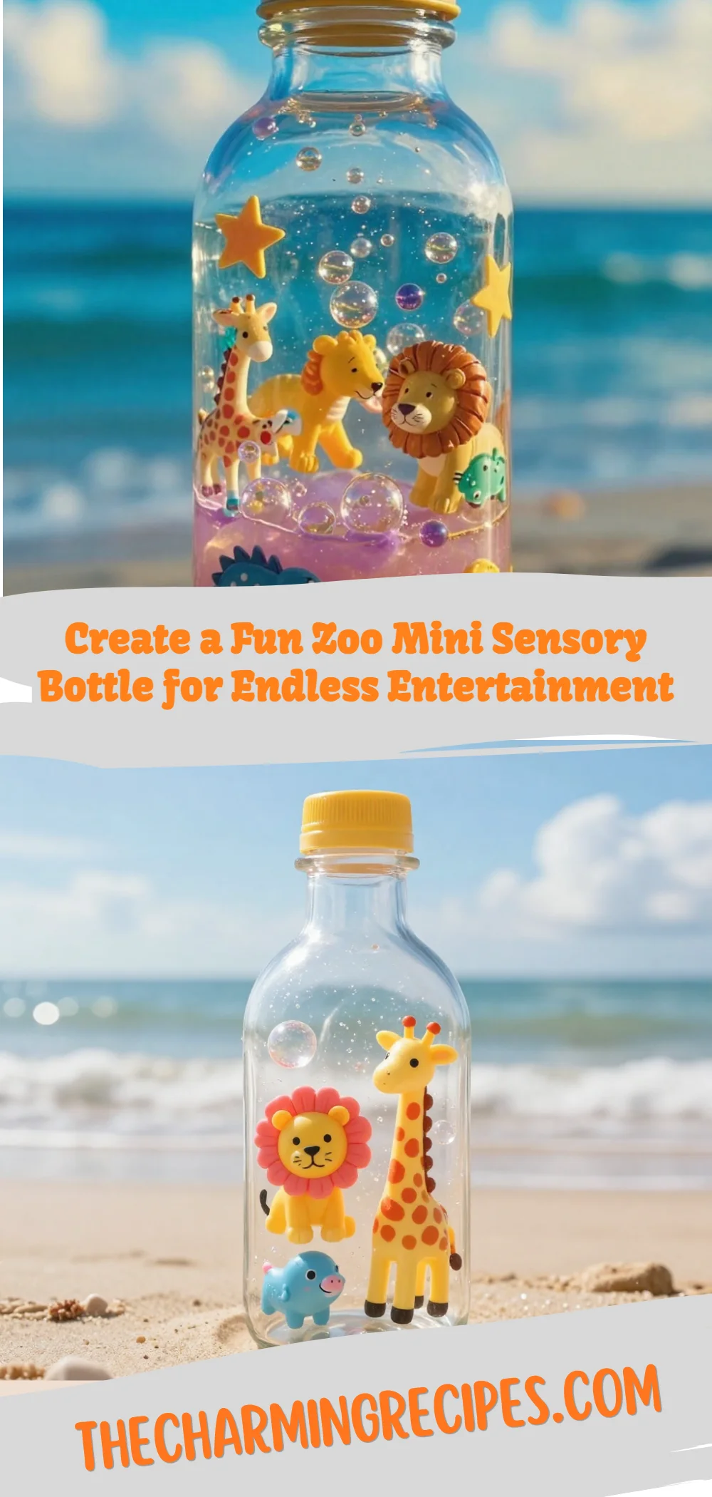 Zoo Mini Sensory Bottle 8 Zoo Mini Sensory Bottle