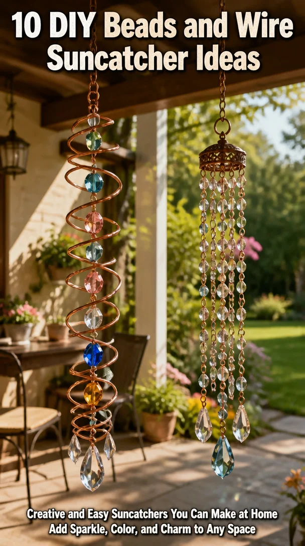 10 DIY Beads and Wire Suncatcher Ideas 6 10 DIY Beads and Wire Suncatcher Ideas