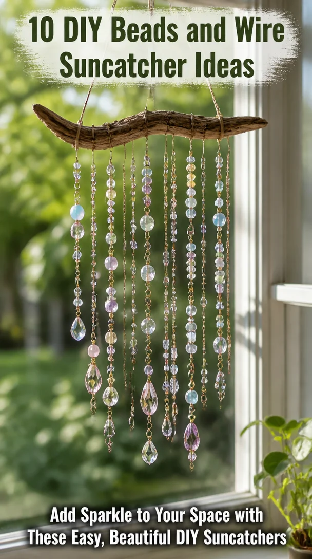 10 DIY Beads and Wire Suncatcher Ideas 8 10 DIY Beads and Wire Suncatcher Ideas