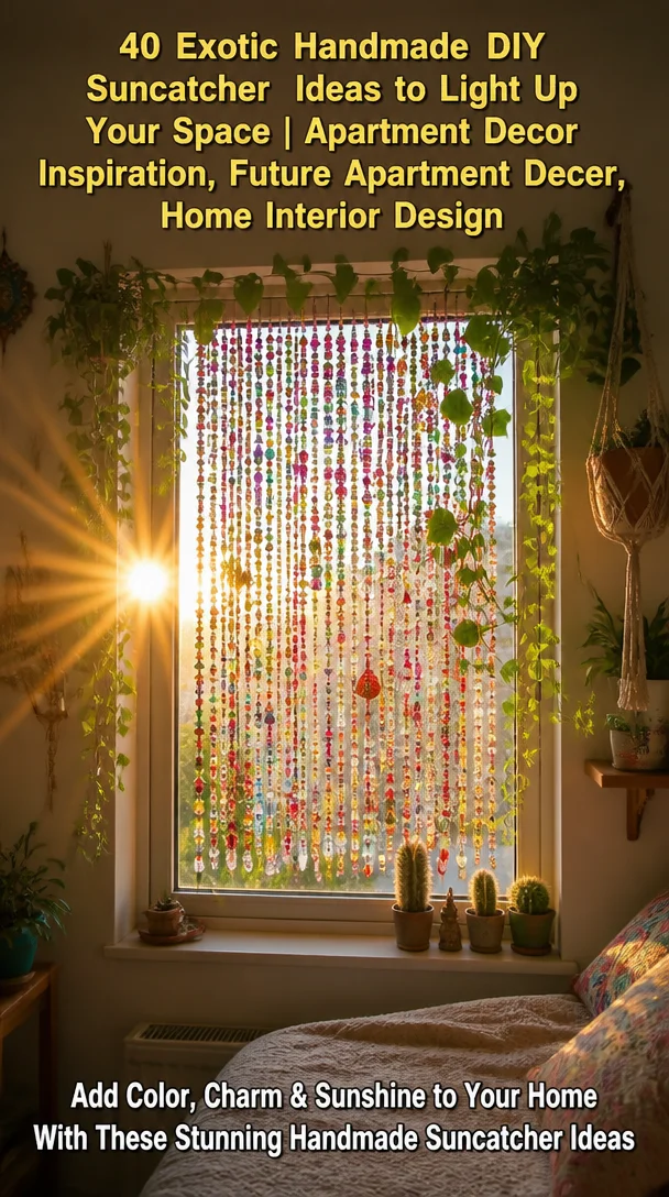 40 Exotic Handmade DIY Suncatcher Ideas to Light Up Your Space | Apartment Decor Inspiration, Future Apartment Decor, Home Interior Design 6 40 Exotic Handmade DIY Suncatcher Ideas to Light Up Your Space | Apartment Decor Inspiration, Future Apartment Decor, Home Interior Design