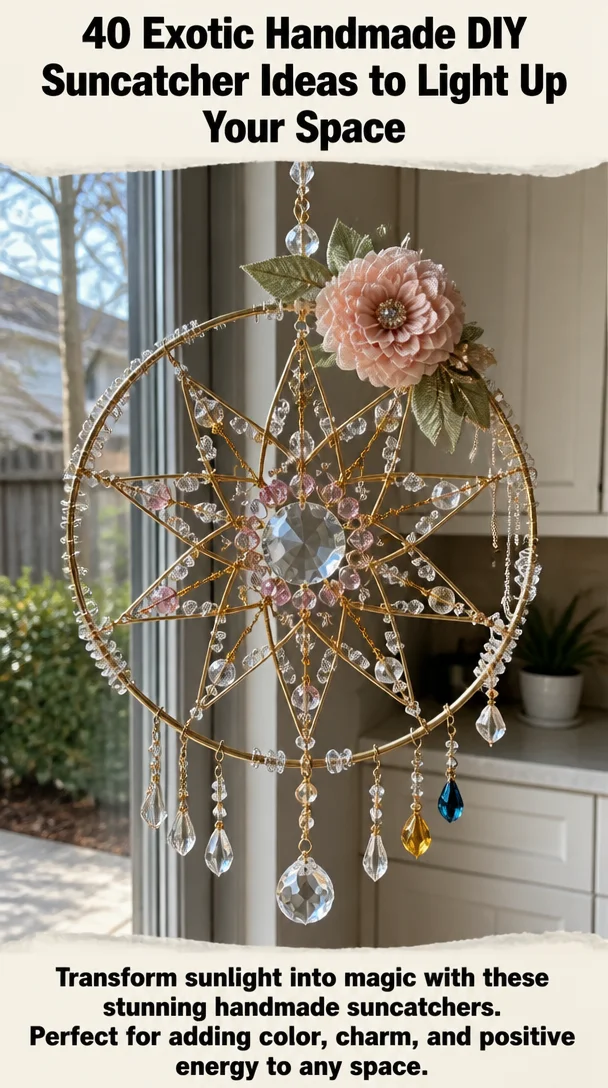 40 Exotic Handmade DIY Suncatcher Ideas to Light Up Your Space 7 40 Exotic Handmade DIY Suncatcher Ideas to Light Up Your Space