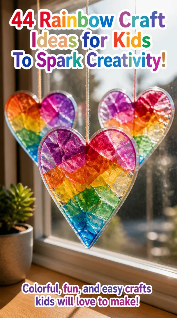 44 Rainbow Craft Ideas for Kids To Spark Creativity! 4 44 Rainbow Craft Ideas for Kids To Spark Creativity!