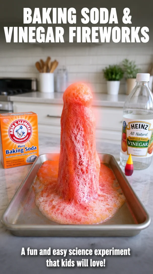 Baking Soda & Vinegar Fireworks 6 Baking Soda & Vinegar Fireworks